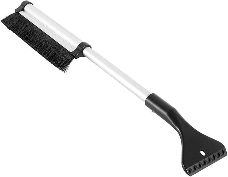 Schneebürste für die Windschutzscheibe mit ausziehbarem Griff, Schneeschaufel, Eiskratzer, Autofensterreinigungswerkzeug...