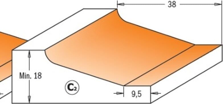 990.506.11 Hartmetall-Abplattfräser S=12 D=89x15 (C2)