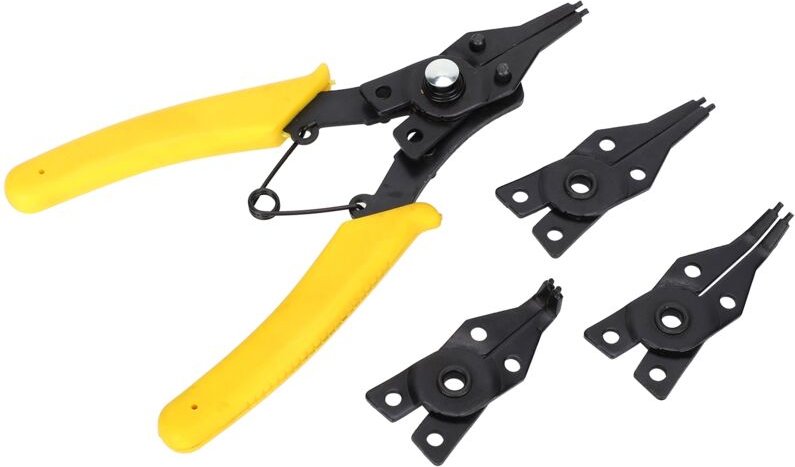 ZJchao Princer Sprengring-Set, 4-in-1-Sprengring-Klemmen, Innen- und Außensprengringe, Festtagswerkzeug-Set