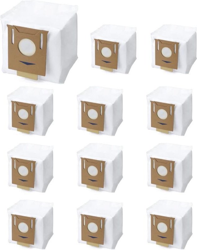 Packung mit 12 Ersatzstaubbeuteln für Ecovacs Deebot T8T9AIVI+/POWER/Pro Staubsauger