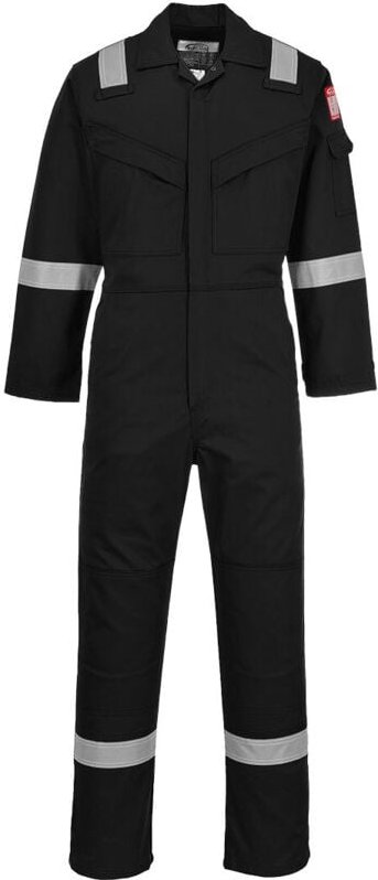 Flammhemmende und antistatische Overall 350g Schwarz 2XL - FR(54) - UK(44)