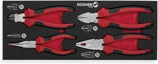 B. Kombi, 1/4, 4 Zange, Profi Dogher 205-080