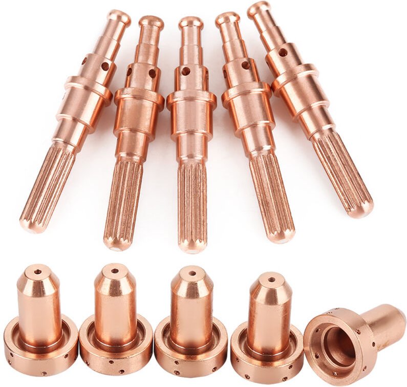 5 Elektroden 98215, 5 Düsen 9-8212 (Verbrauchsmaterialien) für SL60-100 Plasmabrenner