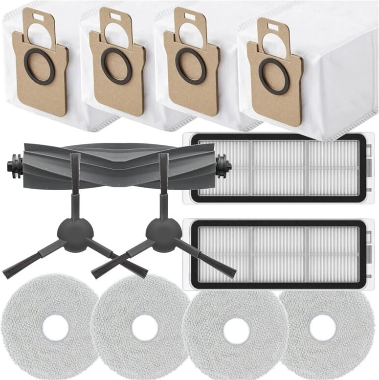 Für L20 Ultra Wichtigsten Seite Pinsel Hepa-Filter Mopp Tuch Staub Taschen