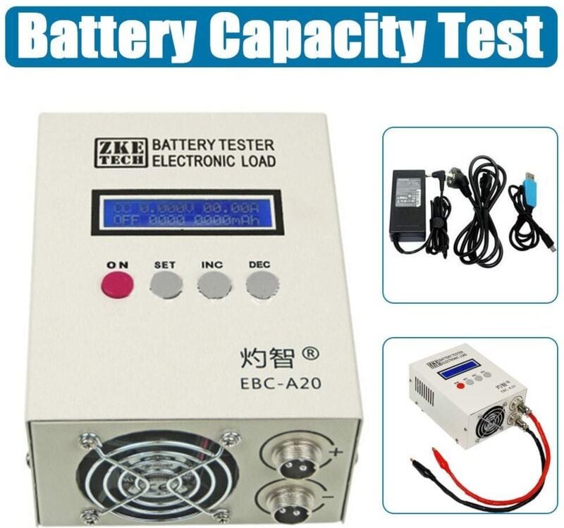 EBC-A20 Elektronische Last Battery Tester Batterietestgerät Kapazität Tester Power für mobile Akku Kapazität Messgerät