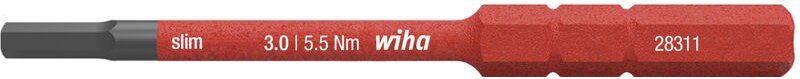 Bit slimBit electric Sechskant 3,0 mm x 75 mm (37147) - Wiha