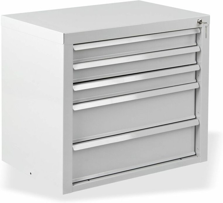 Schubladenschrank Schrank Schubladen Werkzeugschrank 5SL mammut RAL7035 - ADB