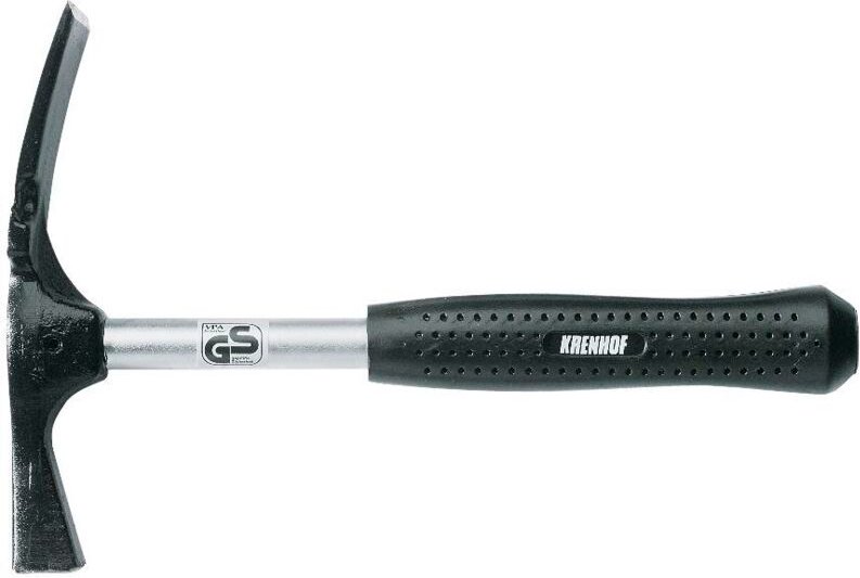 Maurerhammer Stahlrohrstiel und seitl. Nagelzieher 600 Gramm - Krenhof