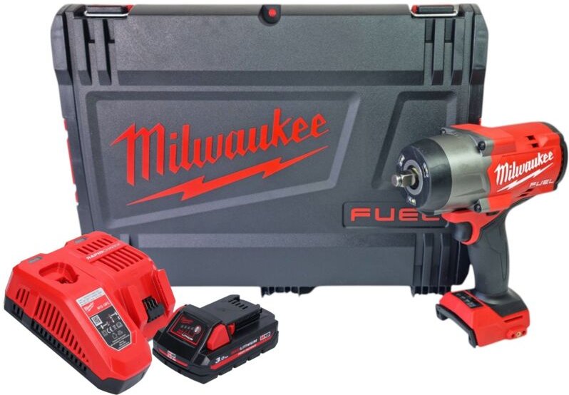 Milwaukee M18 FHIW2F12-301X Akku Schlagschrauber 18 V 1491 Nm 1/2" Brushless + 1x Akku 3,0 Ah + Ladegerät + HD Box