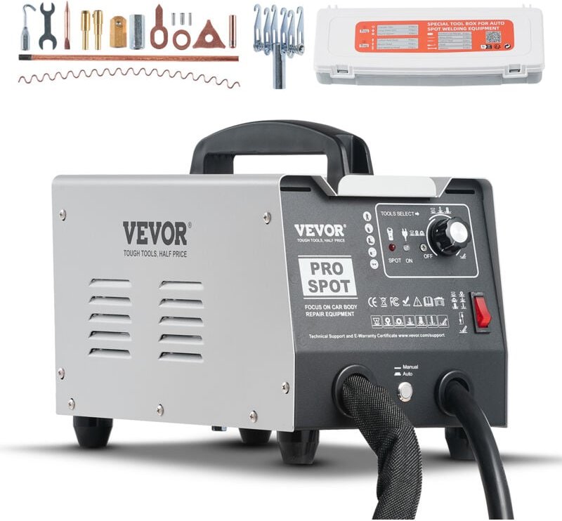 Ausbeulspotter, 1,8 kW Punktschweißgerät, Dent Puller mit automatischem/manuellem Schweißen & 7 vielseitigen Modi, Autok...