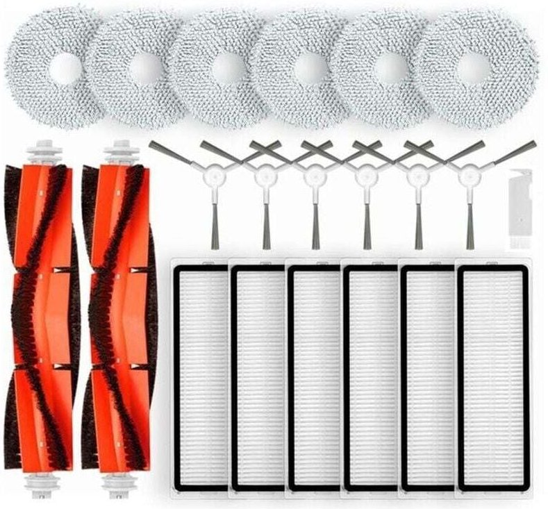 Ersatzteile für den Saugroboter S10+ / S10 Plus, Zubehör, Hauptbürste, seitlicher HEPA-Filter, Reinigungstuch