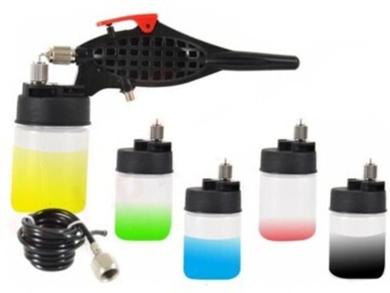 Modellier-Airbrush 0,5 Mm Mit 1,5 M Abfall 5 Tanks Malerei Prof
