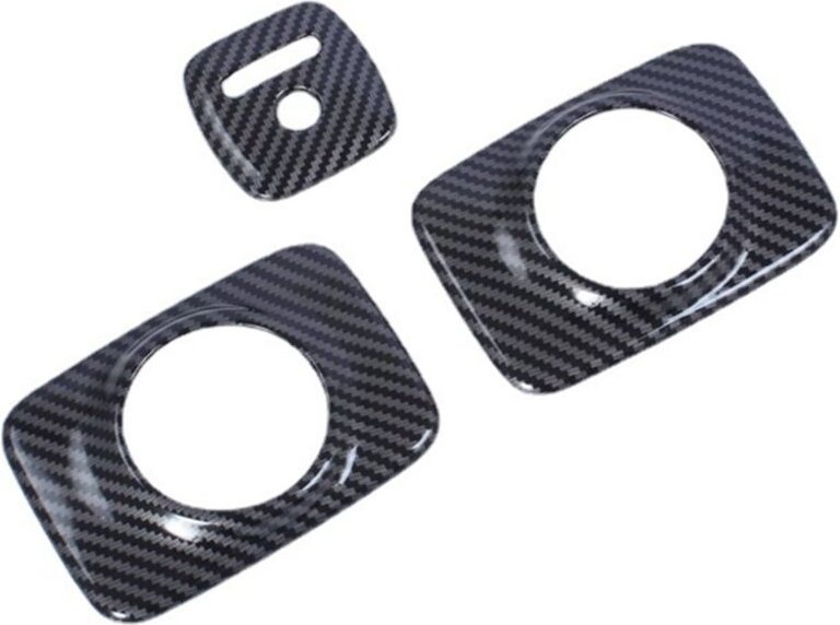 Auto Mittlere Reihe Dach Luftauslass Rahmen Dekoratives ZubehöR für Alphard 2016-2019 Kohlefaser Muster