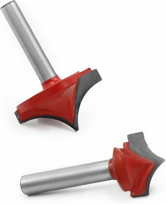 JOORRT Fräser, Nutspitze zum Abrunden von Kanten, 6-mm-Schaft, 8-mm-Schaft, Schneide für Holzfräswerkzeuge, Modell: 8 mm