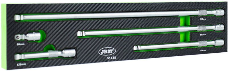 JBM - 1/2' Verlängerungsstangen-Set mit runder Kappe 51448