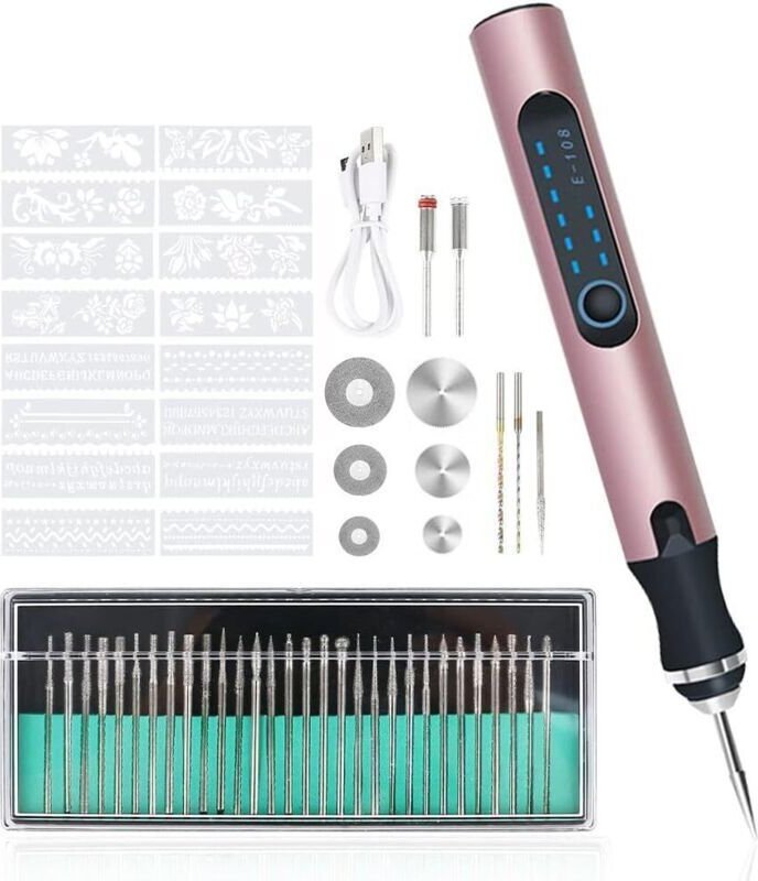 Elektrischer Goldgravierstift, Gravierwerkzeuge, Mini-Gravier- und Schnitzwerkzeug, elektrische Gravierstifte für Heimwe...