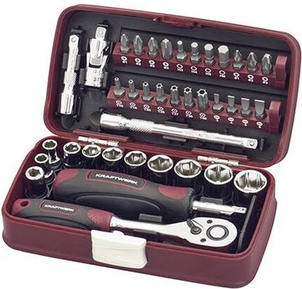 1/4 Steckschlüsselsatz 38-teilig Kraftwerk 99073