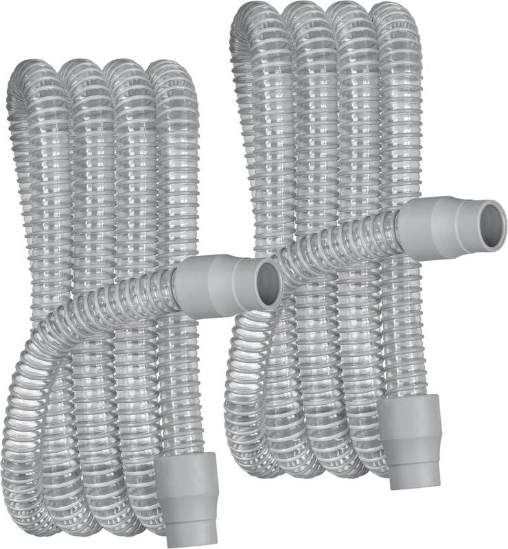 Universal-CPAP-Schlauch, 1,8 m, für alle CPAP-Maschinen, Standard 22 mm, Grau, 2 Stück, Geeignet für ResMed, Philips Via...