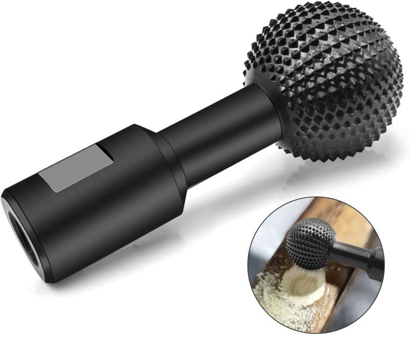 Rotierender Kugelfräser, 10 mm/14 mm, Kohlenstoffstahl zum Holzschnitzen, Polieren, Gravieren, Bohren, Schleifkopf für W...