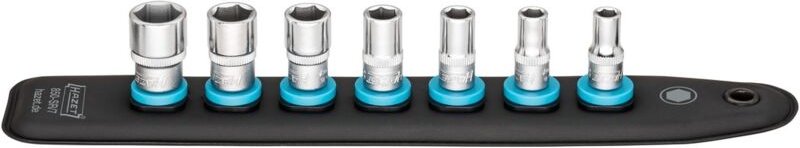 Thumbnail - SmartRail mit 7 Steckplätzen, Vierkant hohl 6,3 mm (1/4), Außen Sechskant-Tractionsprofil, 5.5, 6, 7, 8, 10, 11, 13, Anz...