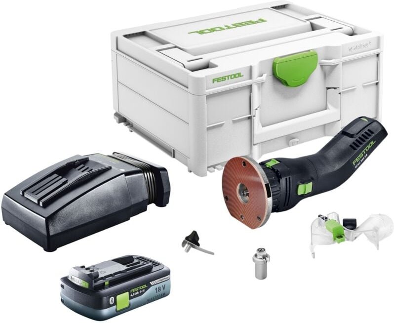 Festool OFKC 500 R3 EB-Basic Akku Kantenfräse 18 V 10 mm Brushless + 1x Akku 4,0 Ah + Ladegerät + Systainer