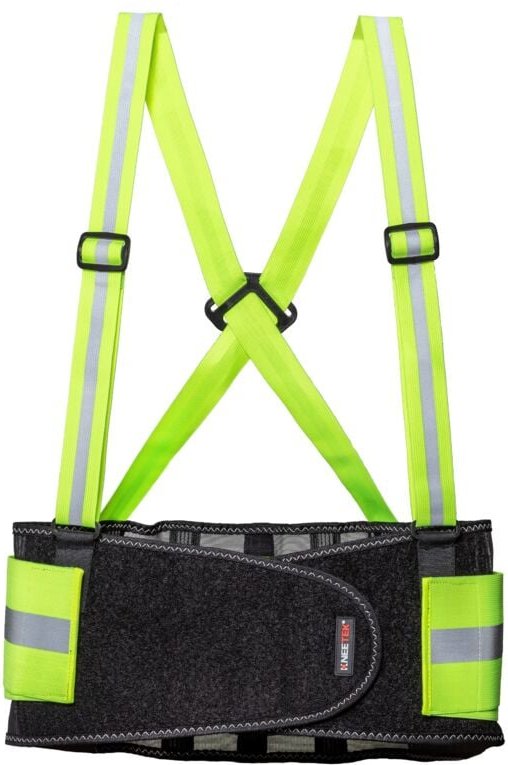 Kneetek Rückenstützgurt High-Vis, gelb, Typ: l