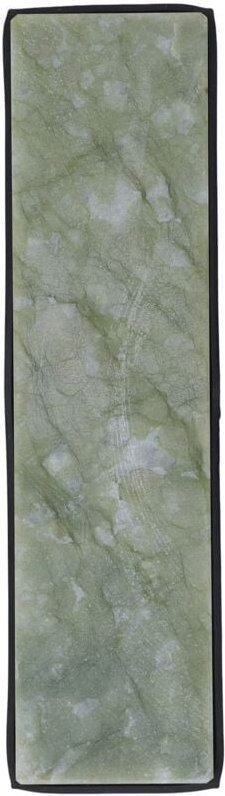 Messerschärfstein mit 10000er Körnung, rutschfester Gummibasis, smaragdgrüner Klinge, Nassschärfstein, Schleifscheibe, W...