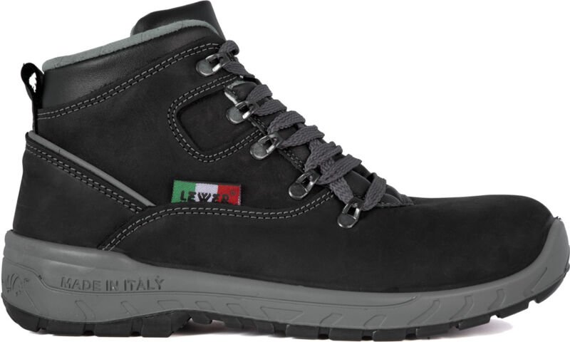 Lewer Paestum 1704 S3 CI Hohe Arbeitsschuhe - 44 EU - Schwarze