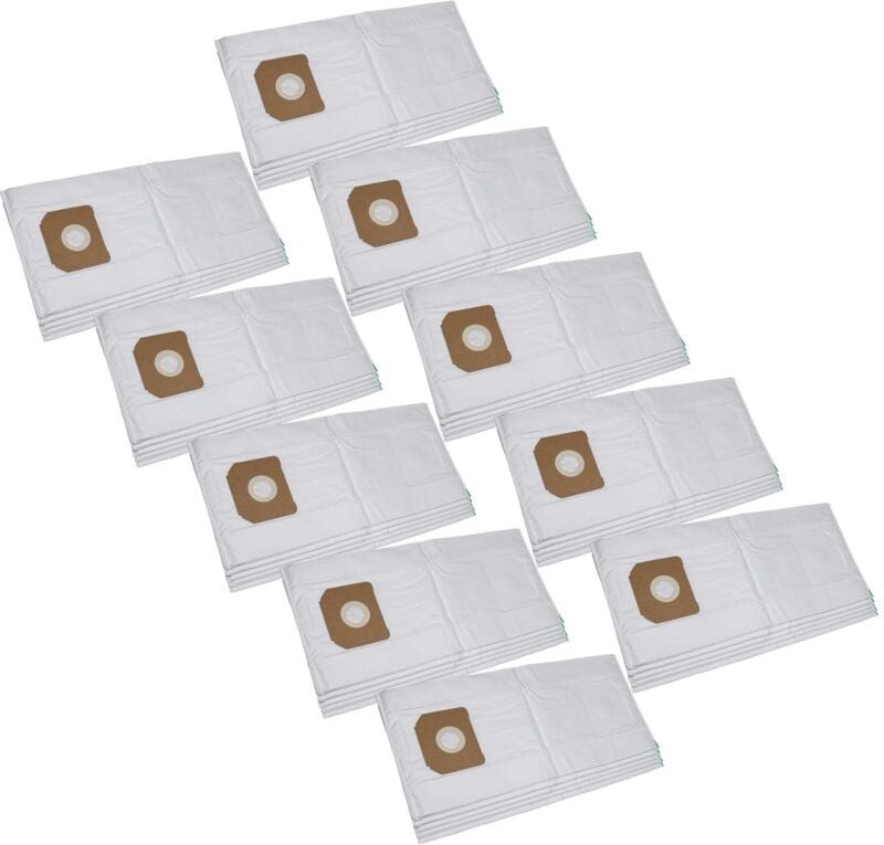 50x Staubsaugerbeutel Ersatz für Kärcher 6.904-407.0 für Staubsauger - Mikrovlies, Weiß - Vhbw