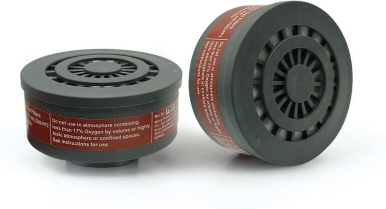 EDM - Packung mit 2 Filtern mit a1p3-Gewinde Stahlpro