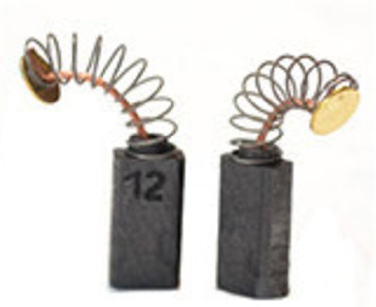 2 austauschbare Kohlen für Bosch. Maße: 5 x 8 x 9 mm.