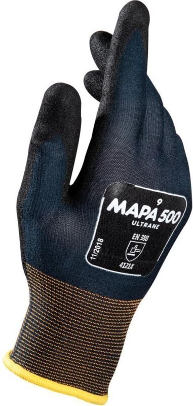 Arbeitshandschuh Ultrane 500 7 iii Nitril schwarz