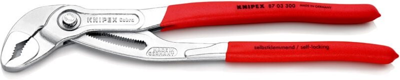Knipex - 87 03 300 Cobra Hightech- Wasserpumpenzange kst überz verc. 300 mm