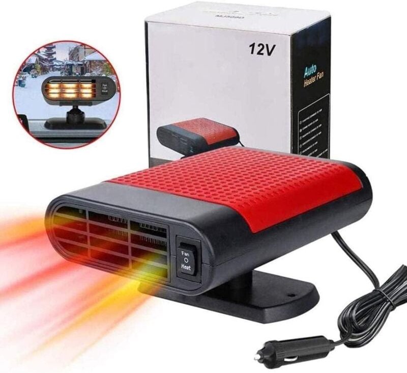 Auto-Steckerlüfter, tragbare Autoheizung, Autoheizung, tragbare Autoheizung, 12 v, 150 w, schnelles Aufheizen, Auto-Wind...