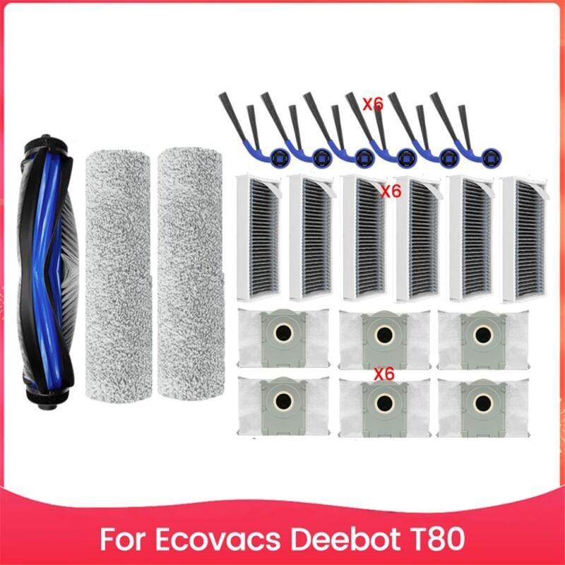 21-teiliger Ersatz für T80 Staubsauger-Ersatzteile