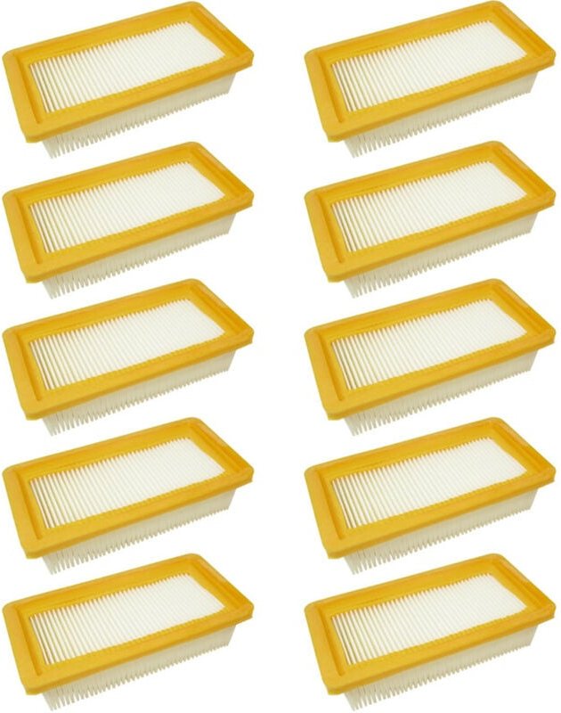 Trade-Shop Flachfaltenfilter Lamellenfilter HEPA-Filter Ersatz für Kärcher ad 3.200 ch ad 3.200 cn ad 3.200 eu-i ad 3.20...