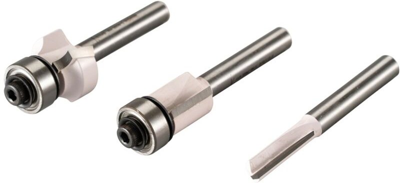 Satz de Fräsbohrer Makita de 3 Stück, de 6 mm, D-53338