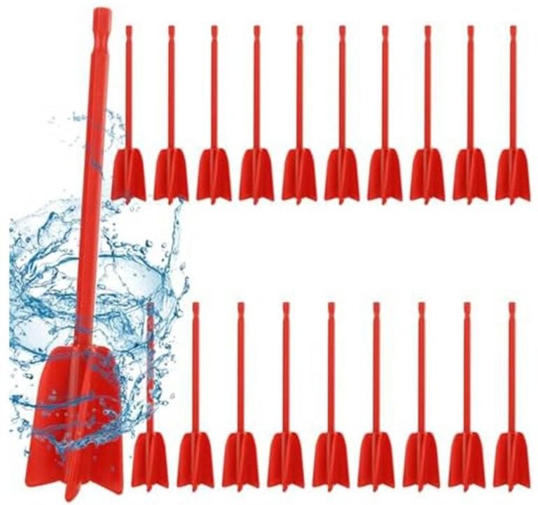 Tlily - 20-teiliger Farbmischer-Bohreraufsatz, Rührer für Bohrer, Helix-Harz-Epoxid-Paddel zum Mischen