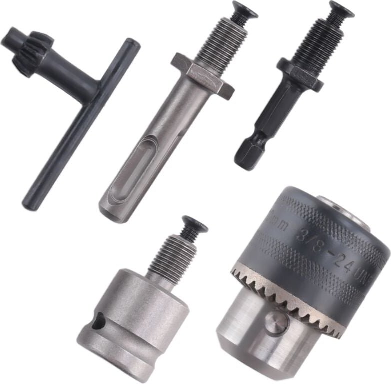 5 StüCke 1,5-10 Mm 3 / 8-24UNF Bohr Futter Set Adapter GeäNderter Schrauber in Eletrische Werkzeug Kits