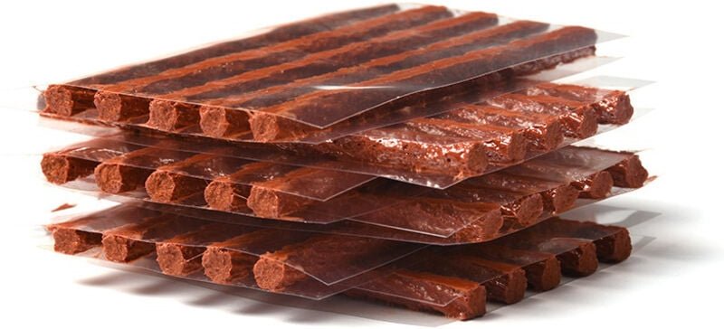 Rnemitery - 60 Stück vorgeklebte Tubeless-Reifen-Reparatur-Bits für Auto, Motorrad, 4 x 4, Quad, Mechaniker-Werkzeug