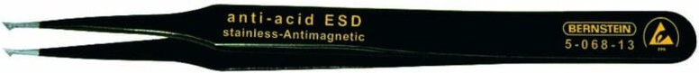 Bernstein Tools For Electronics - 5-068-13 SMD-Pinzette 13 sa-esd Abgerundet 120 mm