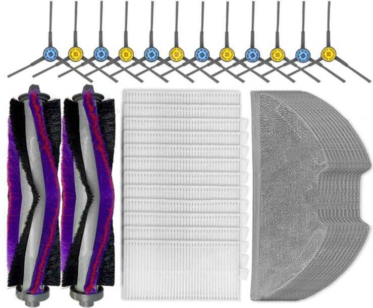 Für M9 / NERE10s E10S Obode A8 Wichtigsten Seite Pinsel Hepa-Filter Mopp Tuch Zubehör Ersatz Teile