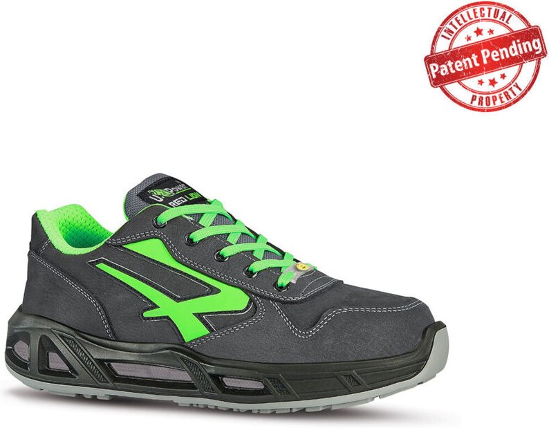 Sicherheitsschuhe niedrig YODA CARPET ESD S3 CI SRC - Grau/Grün 47