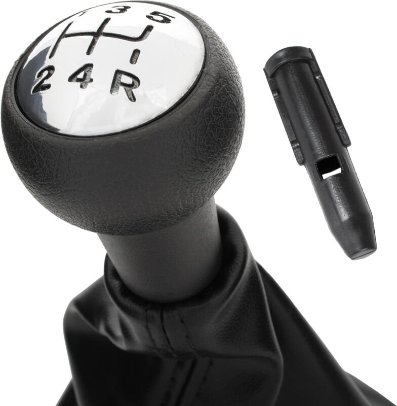 Peugeot 207 Schaltknauf + Dichtung + Adapter / Schalthebeladapter (2-teilig)