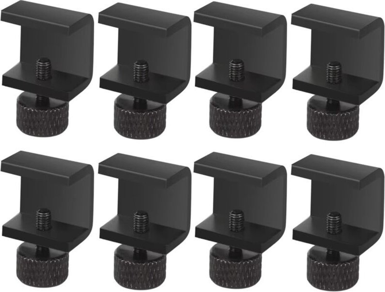 Stücke 3D Drucker Teile Plattform Beheizte Einstellbare Bett Clip für 3 CR10 Hotbed Druck Glas Platte Schwarz