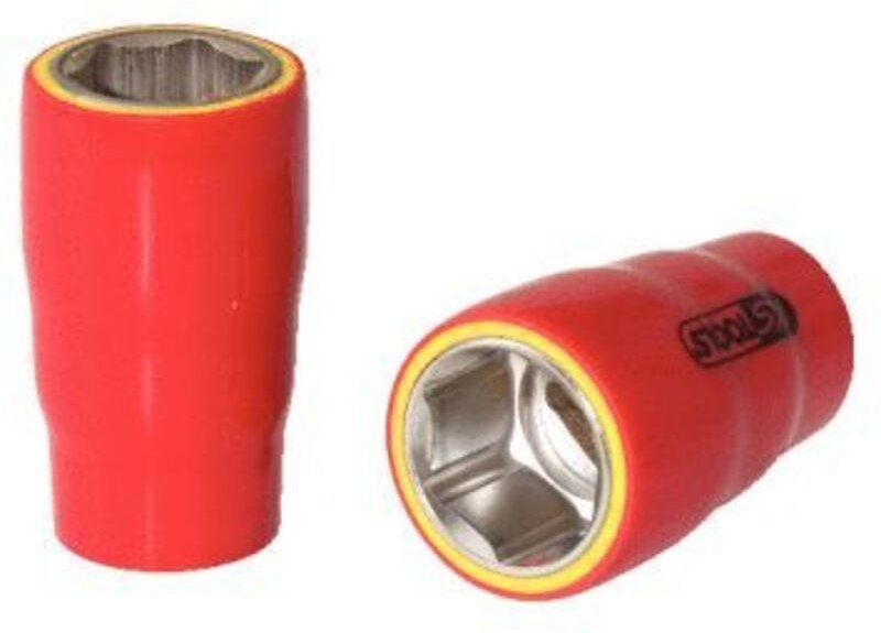 Isolierte 1/2'' Stecknuss 1000V, 6-Kant 17 mm