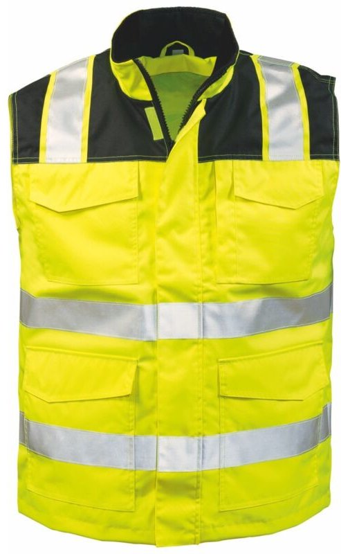 Gr .4XL (70/72) GREGOR WARNSCHUTZWESTE GELB/SCHWARZ gelb GREGOR HIGH VISIBIL