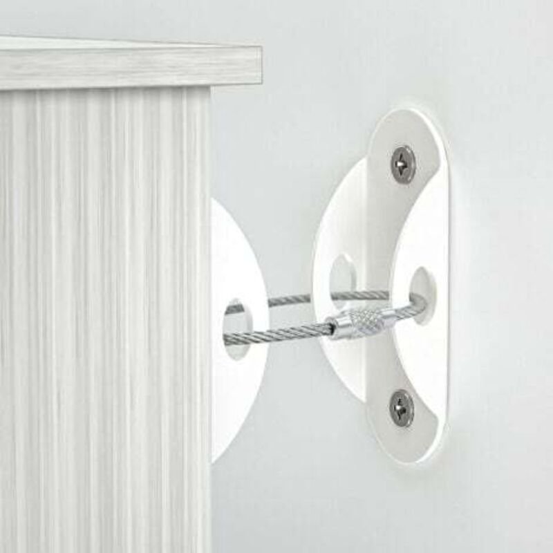 Möbelanker (10er-Pack) – Verbesserte Möbelgurte 2023 für Kindersicherheit, sichern Möbel bis 180 kg, verhindern Umkippen...