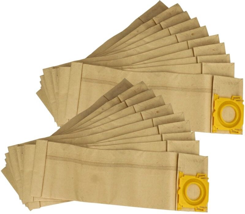 20x Staubsaugerbeutel kompatibel mit Sebo Evolution 320, Evolution 370, Evolution 470 Staubsauger - Papier, 23,5cm x 15,...