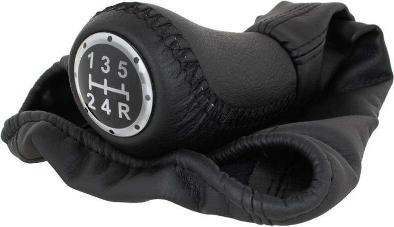 Fiat Punto II FL 2003 – Schwarzer Schaltknauf + 5-Gang-Dichtung